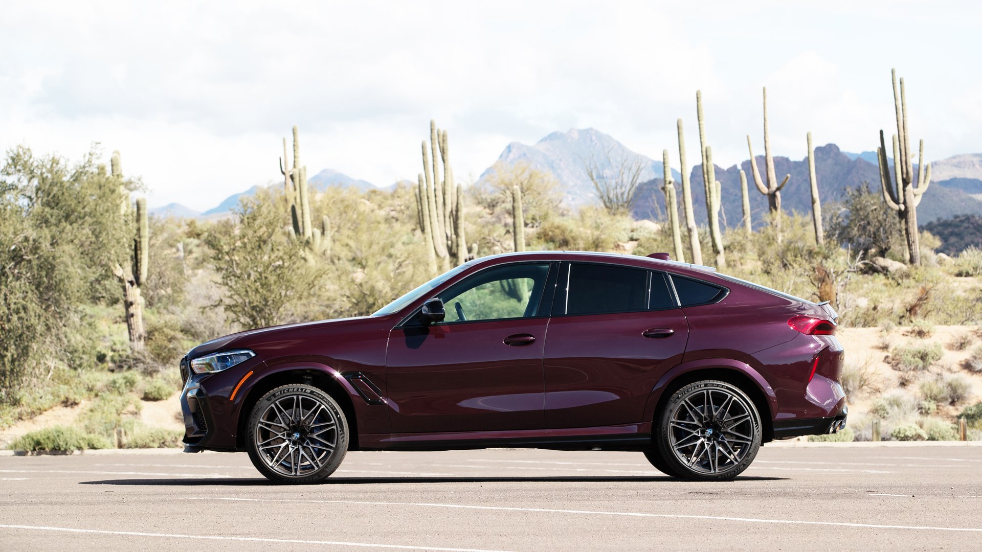 Download Purple Car SUV Car BMW Vehicle BMW X6 HD Wallpaper