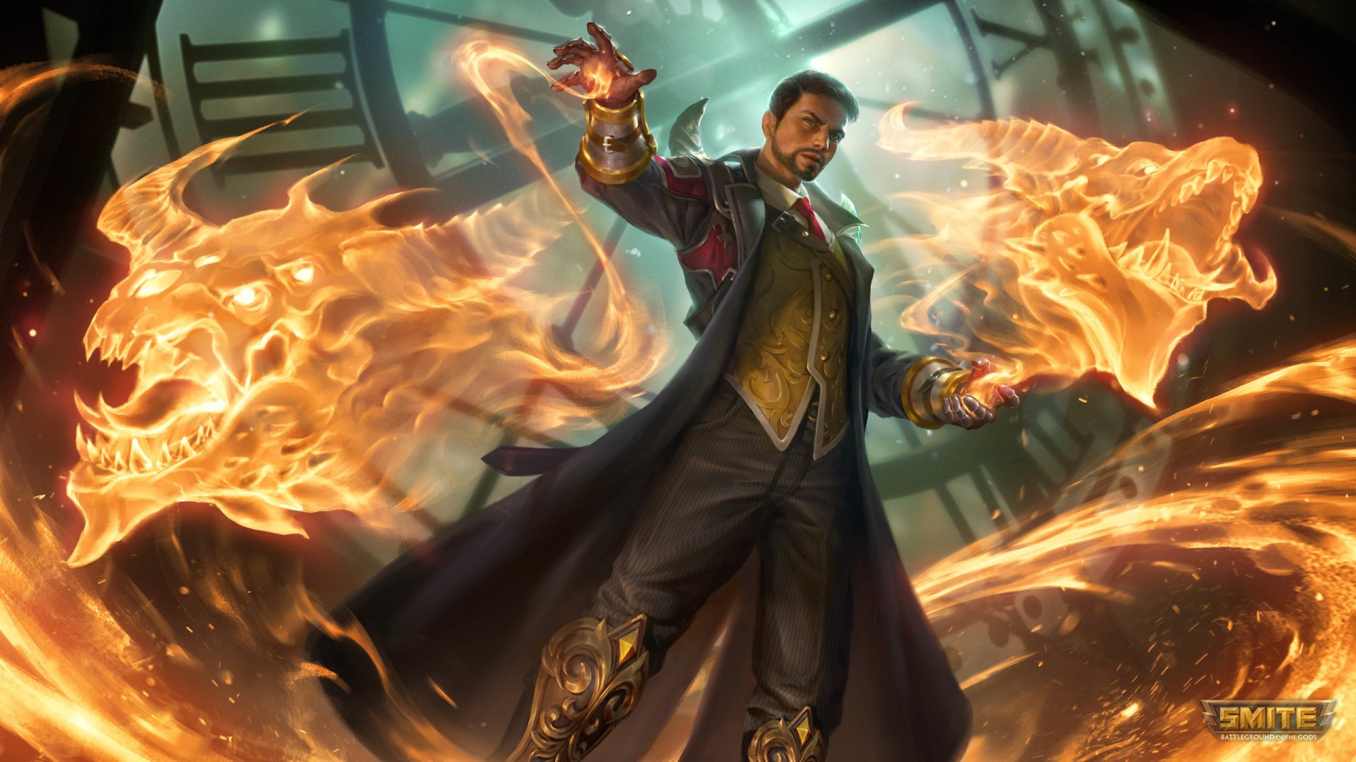 Download Merlin (Smite) Video Game Smite HD Wallpaper