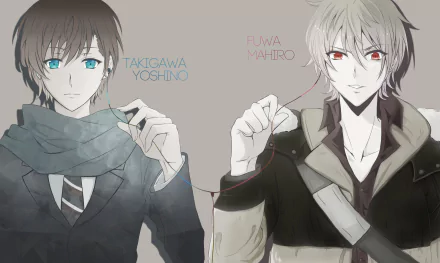 Yoshino Takigawa Mahiro Fuwa Anime Zetsuen no tempest HD Desktop Wallpaper | Background Image