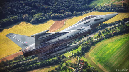 warplane aircraft jet fighter military Eurofighter Typhoon HD Desktop Wallpaper | Background Image