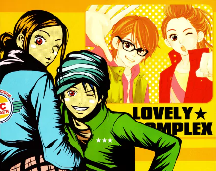 Risa Koizumi Atsushi Ōtani Anime Lovely Complex HD Desktop Wallpaper | Background Image