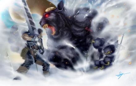 Zodd (Berserk) Guts (Berserk) Anime Berserk (2016) HD Desktop Wallpaper | Background Image