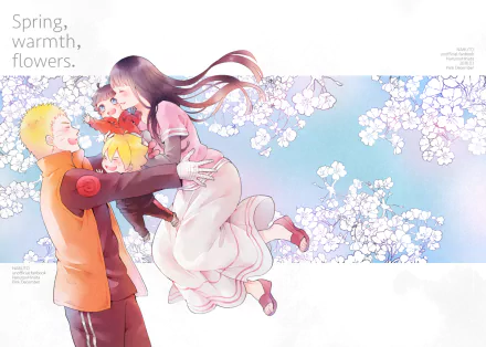 Himawari Uzumaki Hinata Hyuga Boruto Uzumaki Naruto Uzumaki Anime Boruto Naruto & Hinata HD Desktop Wallpaper | Background Image