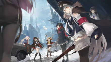Type 100 (Girls Frontline) Skorpion (Girls Frontline) QBZ 97 (Girls Frontline) QBZ 95 (Girls Frontline) WA2000 (Girls Frontline) Makarov (Girls Frontline) Kar98k (Girls Frontline) video game Girls Frontline HD Desktop Wallpaper | Background Image