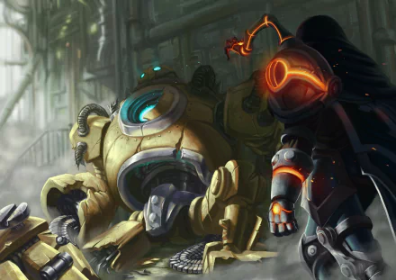 Viktor (League Of Legends) Blitzcrank (League Of Legends) video game League Of Legends HD Desktop Wallpaper | Background Image