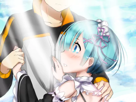 Subaru Natsuki Rem (Re:ZERO) Anime Re:Zero - Starting Life in Another World HD Desktop Wallpaper | Background Image