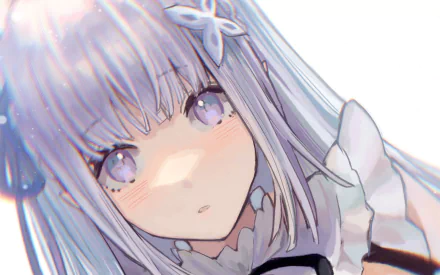 Emilia (Re:ZERO) Anime Re:Zero - Starting Life in Another World HD Desktop Wallpaper | Background Image