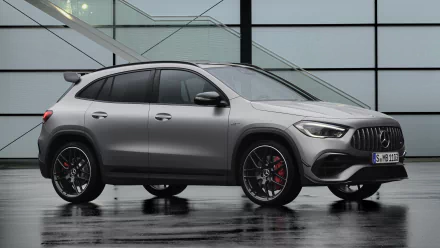 SUV silver car car Mercedes-Benz vehicle Mercedes-AMG GLA HD Desktop Wallpaper | Background Image