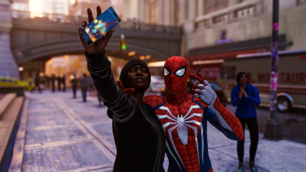 video game Spider-Man (PS4) HD Desktop Wallpaper | Background Image