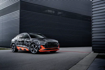 car hatchback Audi compact car vehicle Audi E-Tron HD Desktop Wallpaper | Background Image