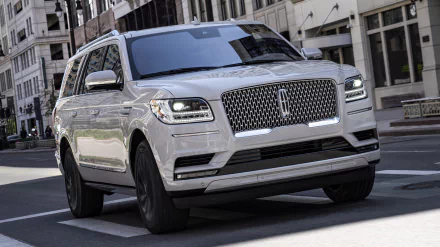 white car car SUV Lincoln vehicle Lincoln Navigator HD Desktop Wallpaper | Background Image