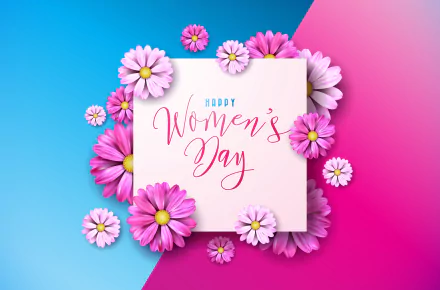 flower Happy Women's Day holiday Women's Day HD Desktop Wallpaper | Background Image