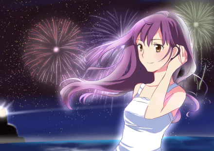 Nazuna Oikawa Anime Uchiage Hanabi, Shita kara Miru ka? Yoko kara Miru ka? HD Desktop Wallpaper | Background Image