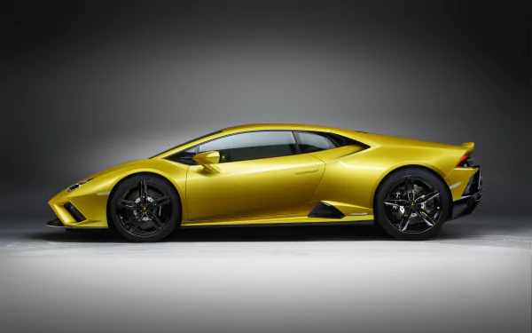 supercar yellow car car Lamborghini Lamborghini Huracan vehicle Lamborghini Huracan Evo HD Desktop Wallpaper | Background Image