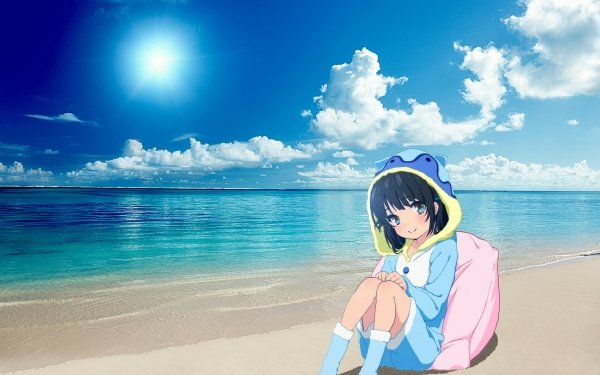 Anime Nagi no Asukara Beach Miuna Shiodome HD Wallpaper | Background Image