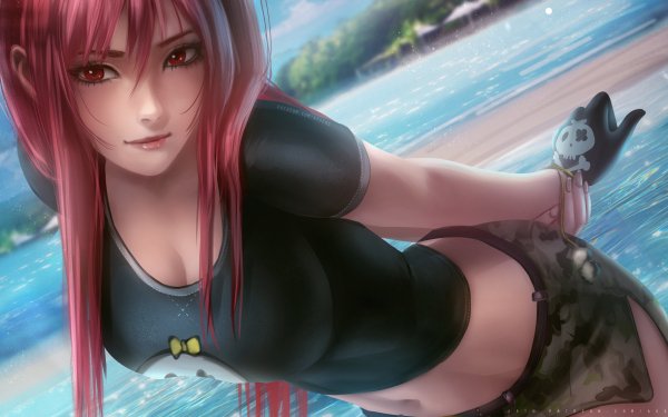 Video Game Dead Or Alive Dead or Alive Honoka Dead Alive Red Eyes Pink Hair Glove Cute HD Wallpaper | Background Image