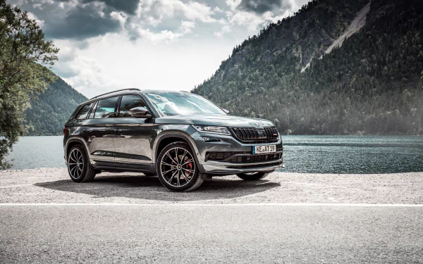 SUV car Skoda vehicle Skoda Kodiaq HD Desktop Wallpaper | Background Image