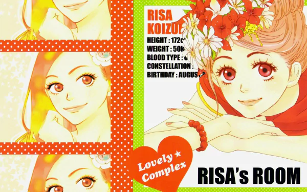 Risa Koizumi Anime Lovely Complex HD Desktop Wallpaper | Background Image