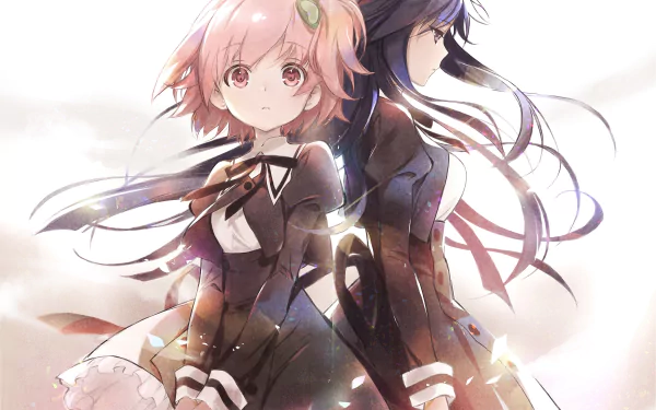 Yuyu Shirai Riri Hitotsuyanagi Anime Assault Lily: Bouquet HD Desktop Wallpaper | Background Image