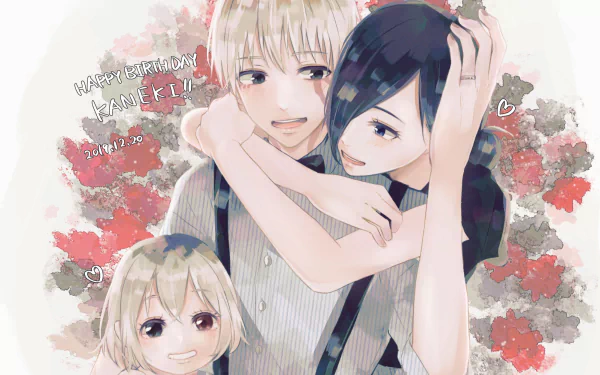 Ichika Kaneki Touka Kirishima Ken Kaneki Anime Tokyo Ghoul:re HD Desktop Wallpaper | Background Image