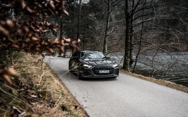 black hair car Audi vehicle Audi RS6 HD Desktop Wallpaper | Background Image