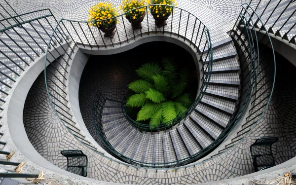 man made stairs HD Desktop Wallpaper | Background Image