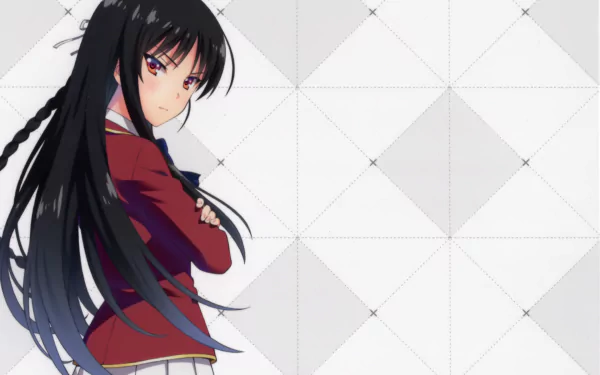 Suzune Horikita Anime Classroom of the Elite HD Desktop Wallpaper | Background Image