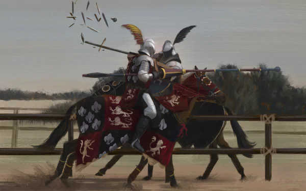 horse armor jousting fantasy knight HD Desktop Wallpaper | Background Image