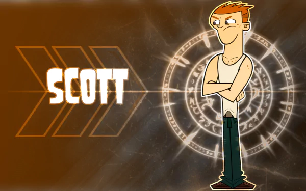  Scott (Orange Background) HD Wallpaper