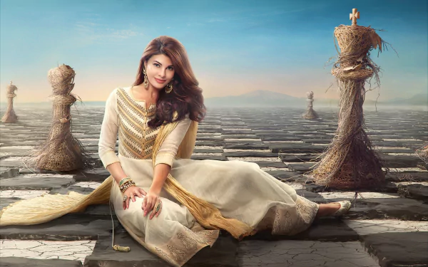 earrings chess board manipulation dress brunette Indian woman model HD Desktop Wallpaper | Background Image