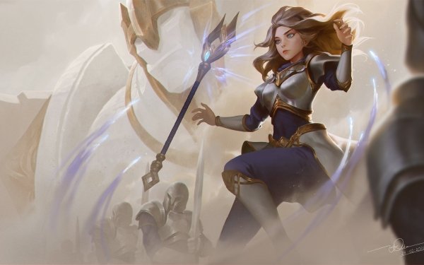 Video Game League Of Legends Lux Knight HD Wallpaper | Background Image