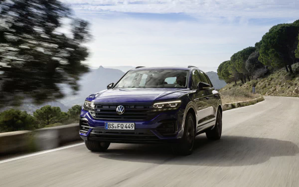 SUV car Volkswagen Volkswagen Touareg vehicle Volkswagen Touareg R-Line HD Desktop Wallpaper | Background Image