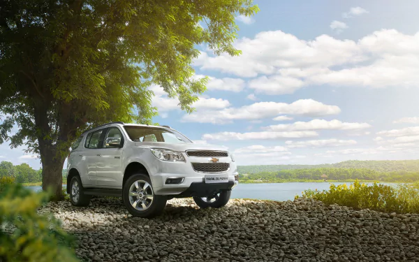 SUV white car Chevrolet car vehicle Chevrolet TrailBlazer HD Desktop Wallpaper | Background Image