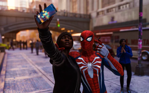 video game Spider-Man (PS4) HD Desktop Wallpaper | Background Image