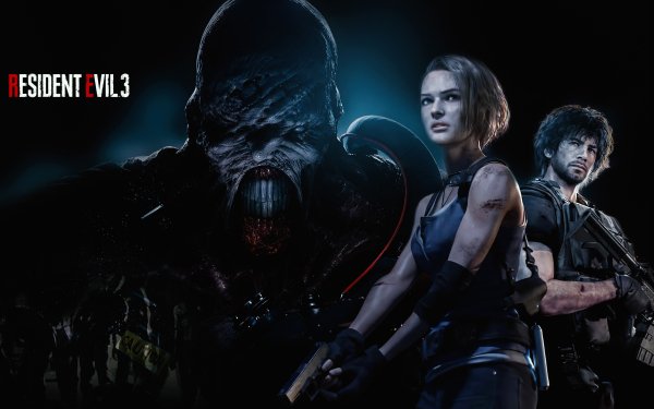 Video Game Resident Evil 3 (2020) Resident Evil 3 Jill Valentine Carlos Oliveira Nemesis HD Wallpaper | Background Image