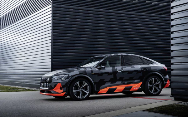 car hatchback Audi compact car vehicle Audi E-Tron HD Desktop Wallpaper | Background Image