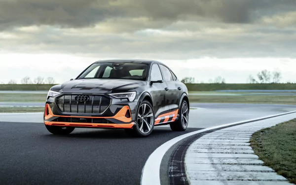 car hatchback Audi compact car vehicle Audi E-Tron HD Desktop Wallpaper | Background Image