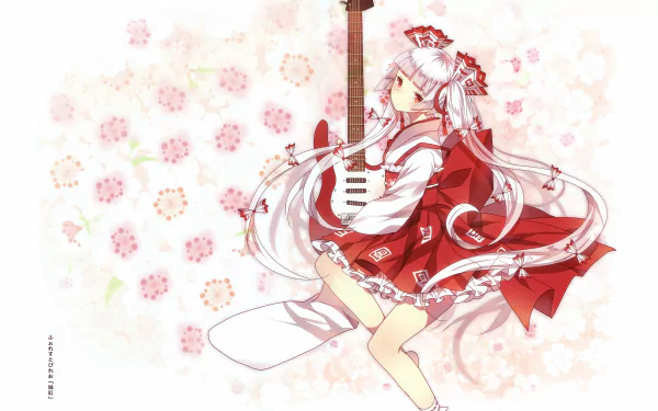 Fujiwara no Mokou Anime Touhou HD Desktop Wallpaper | Background Image