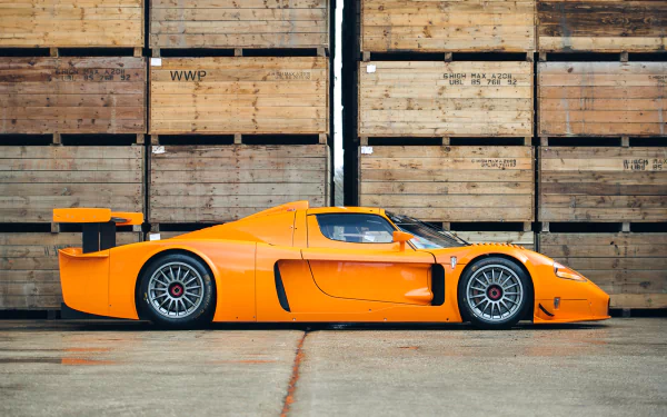 supercar orange car car Maserati vehicle Maserati MC12 HD Desktop Wallpaper | Background Image