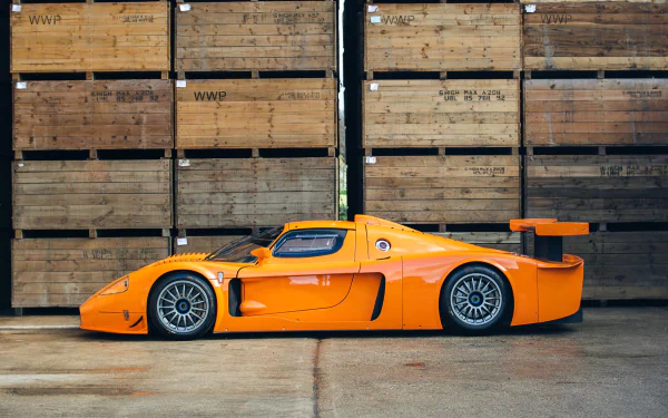 supercar orange car car Maserati vehicle Maserati MC12 HD Desktop Wallpaper | Background Image
