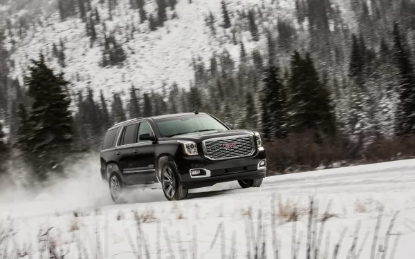 SUV black car car GMC vehicle GMC Yukon Denali HD Desktop Wallpaper | Background Image