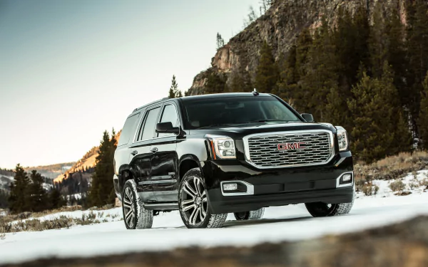 SUV black car car GMC vehicle GMC Yukon Denali HD Desktop Wallpaper | Background Image
