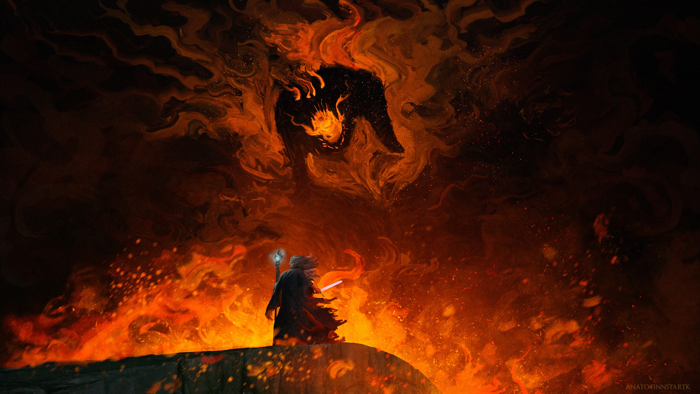 Fantasy Lord of the Rings HD Wallpaper by Anato Finnstark