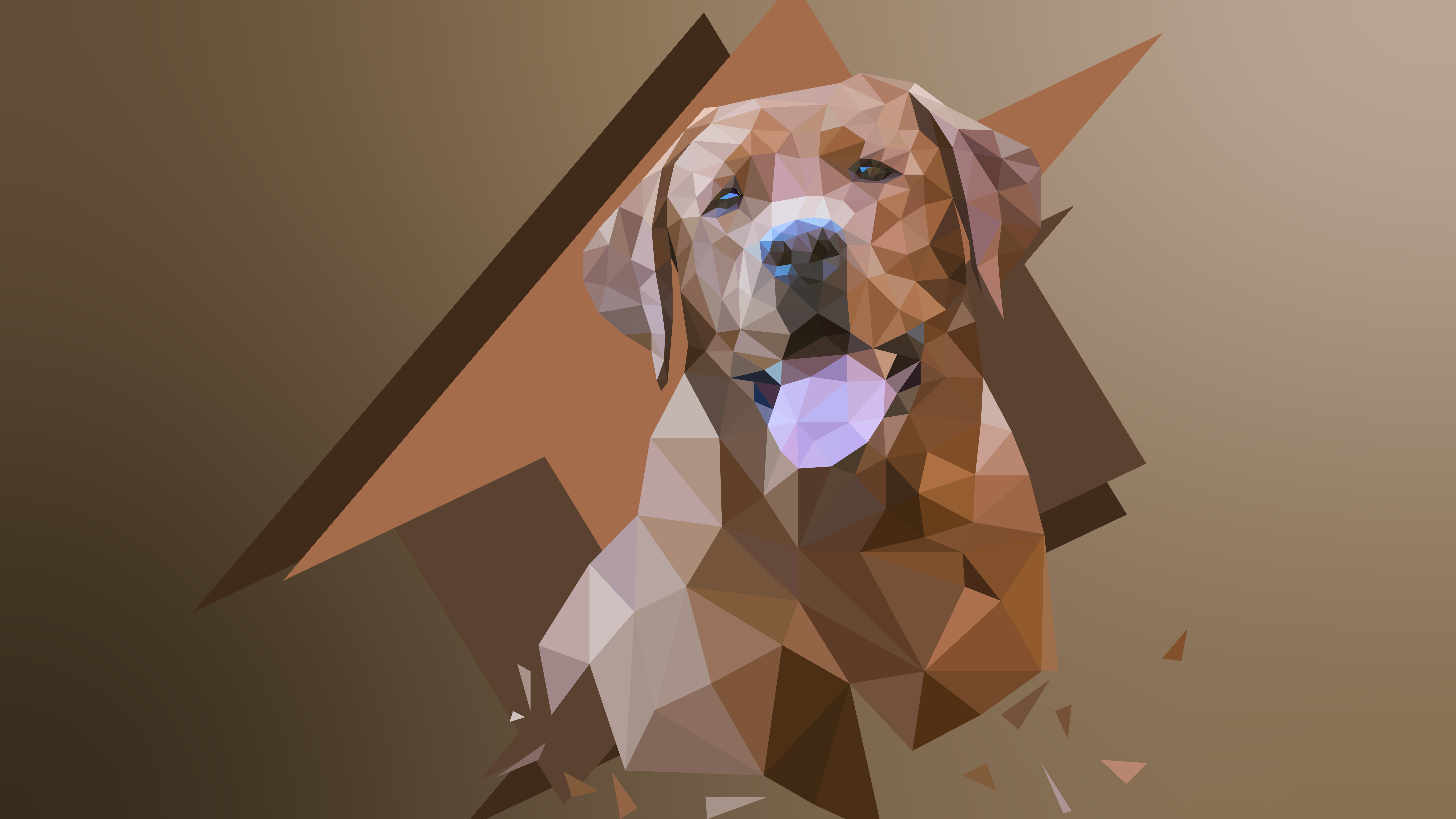 Low poly dog art by sumandas094 by suman094