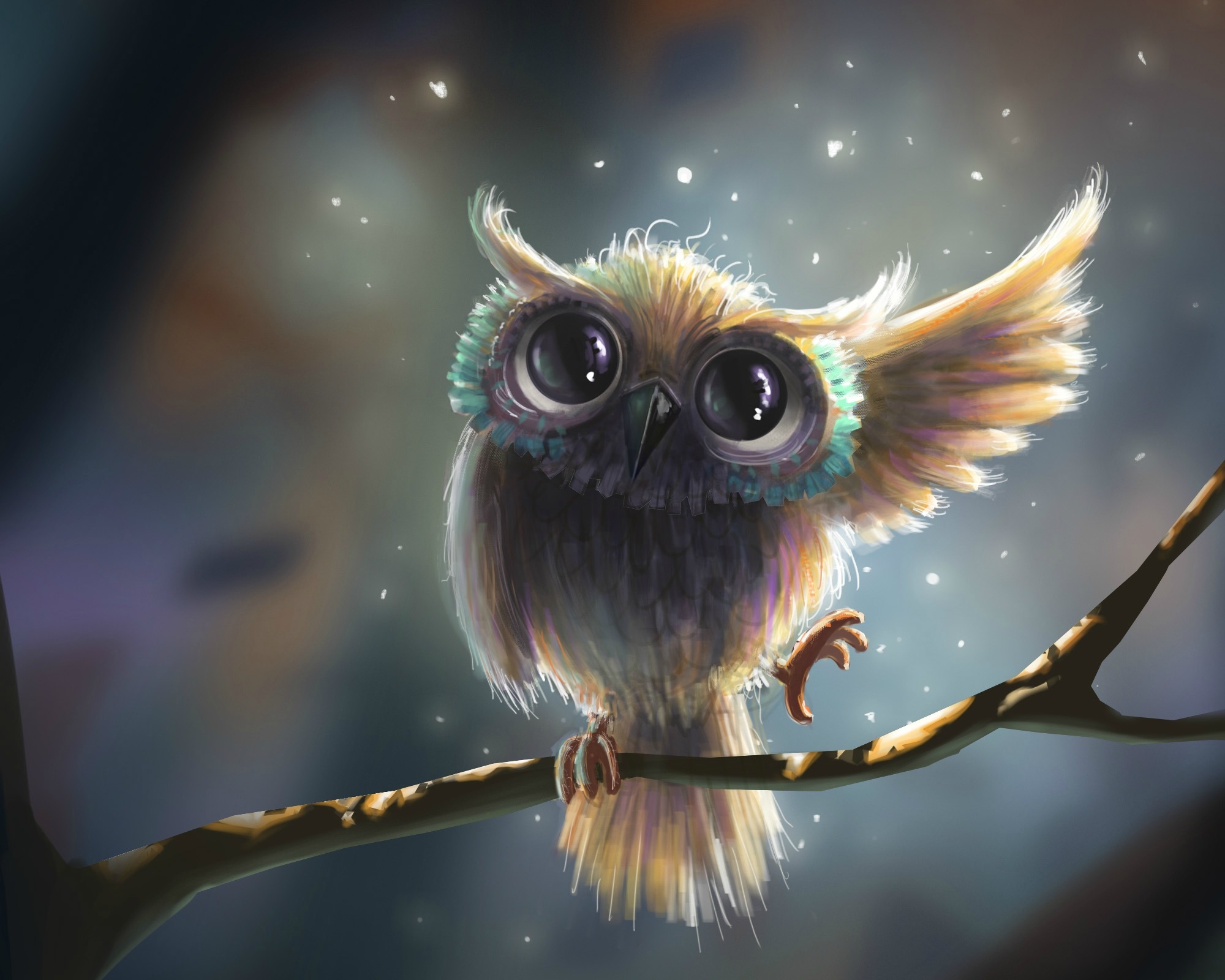 Fantasy Owl HD Wallpaper | Background Image