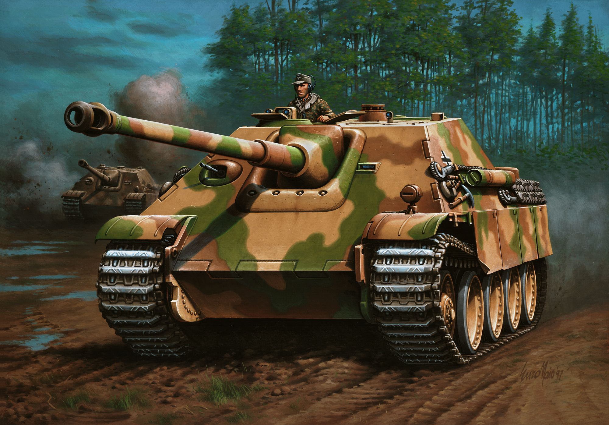 Military Jagdpanther HD Wallpaper