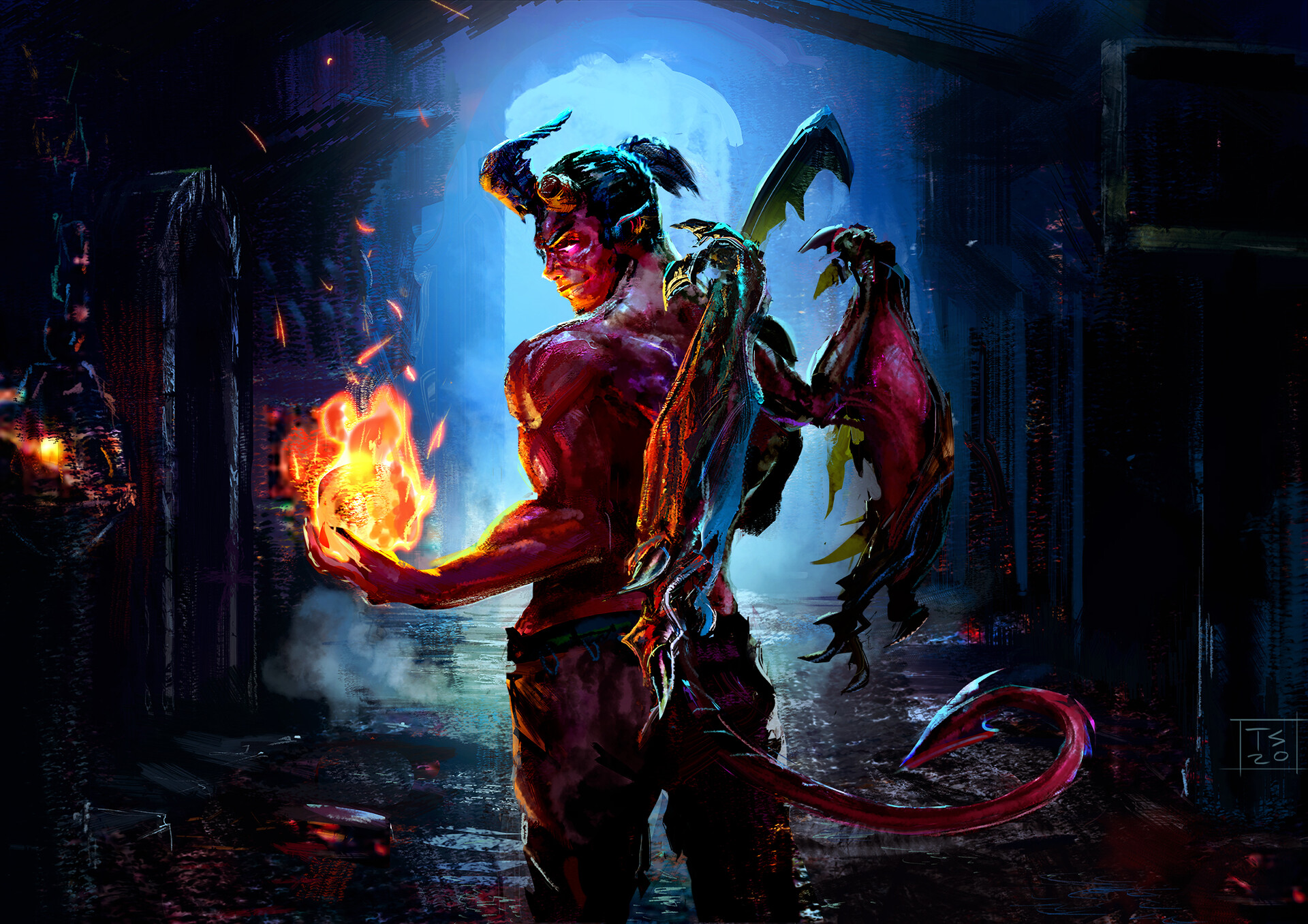 Fantasía Demonio Fondo de pantalla HD | Fondo de Escritorio