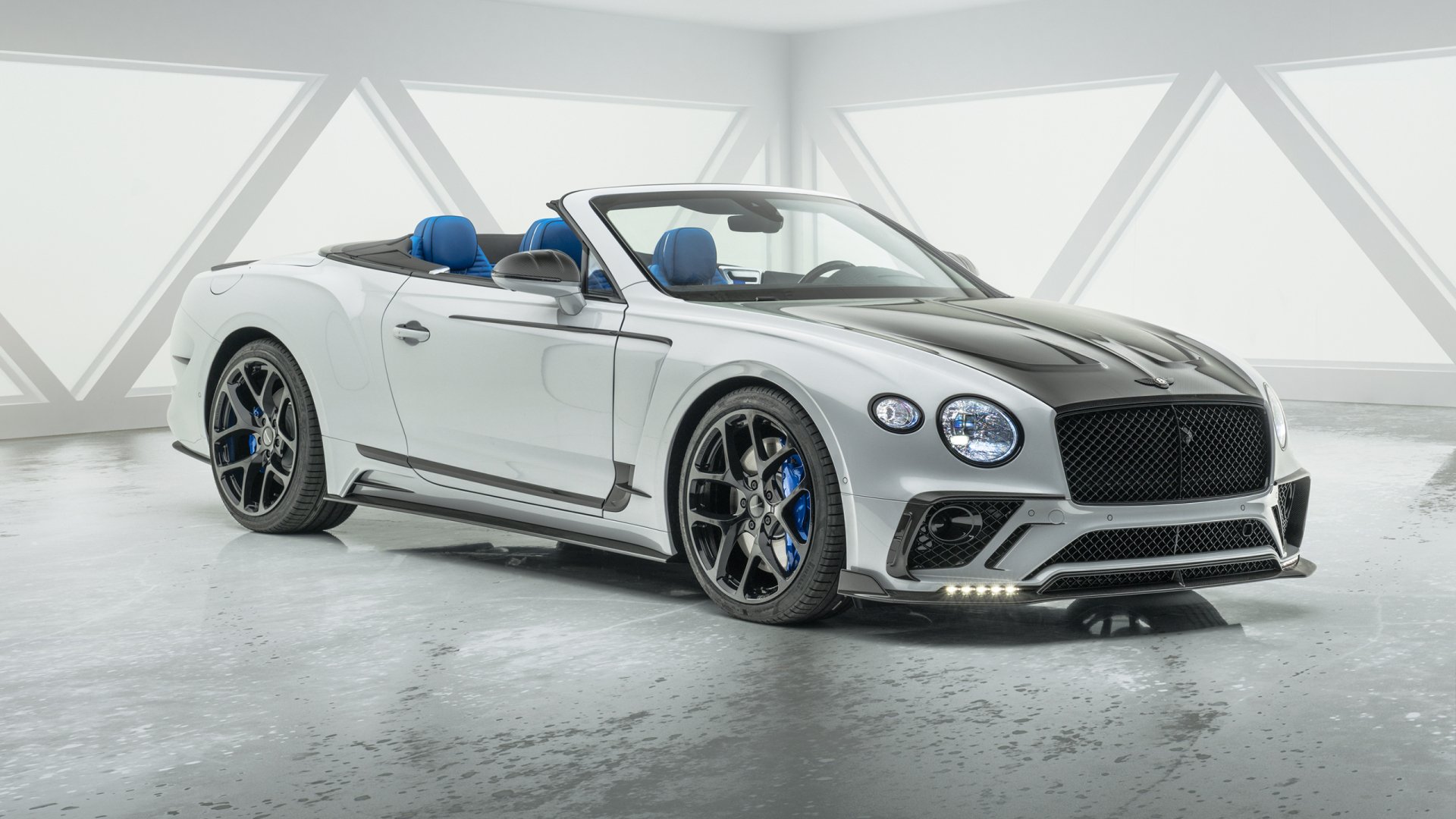 Download Convertible Bentley Continental GT V8 Convertible By Mansory Vehicle Bentley Continental GT V8 HD Wallpaper