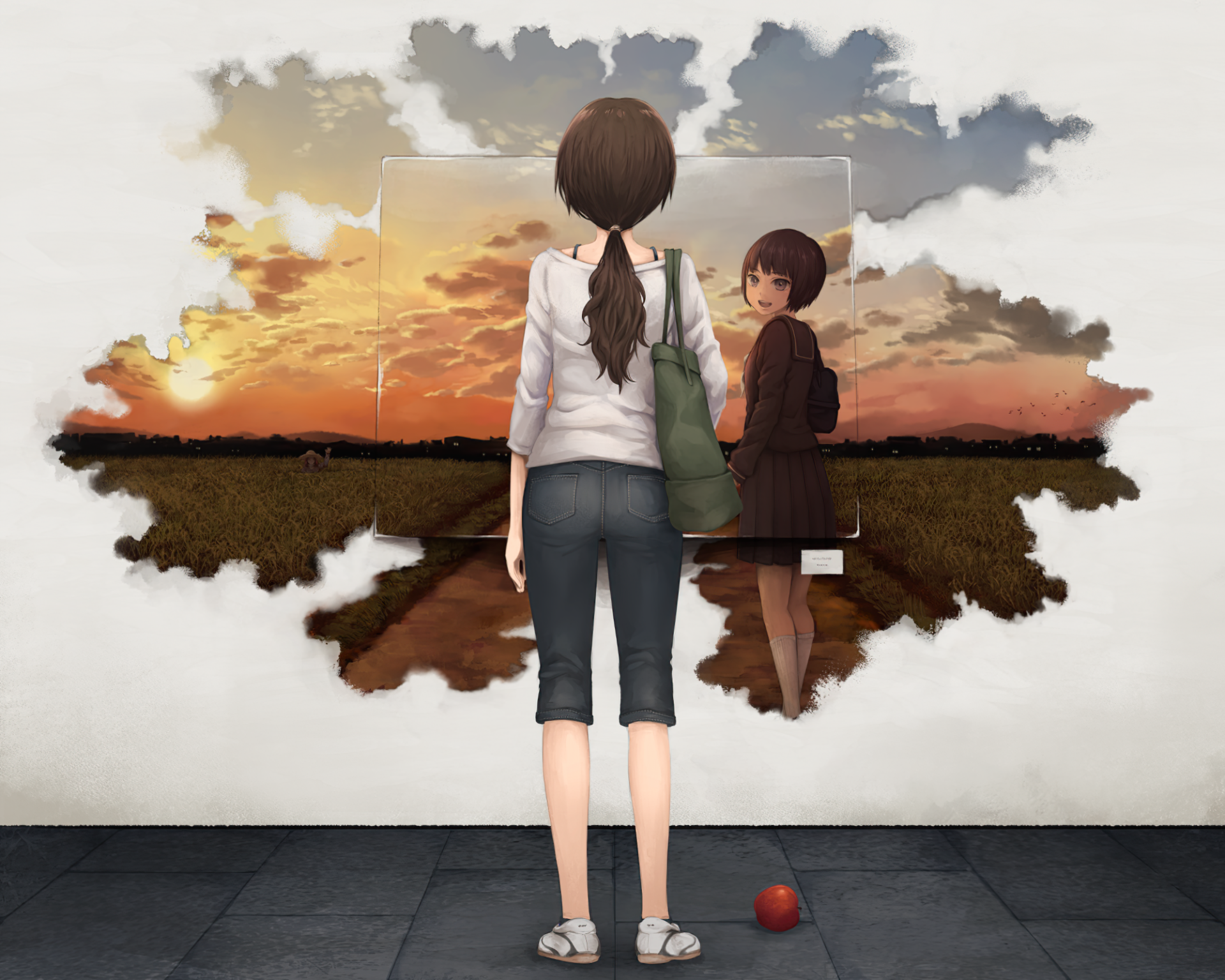 Download Anime Girl Anime Girl HD Wallpaper by やじるし