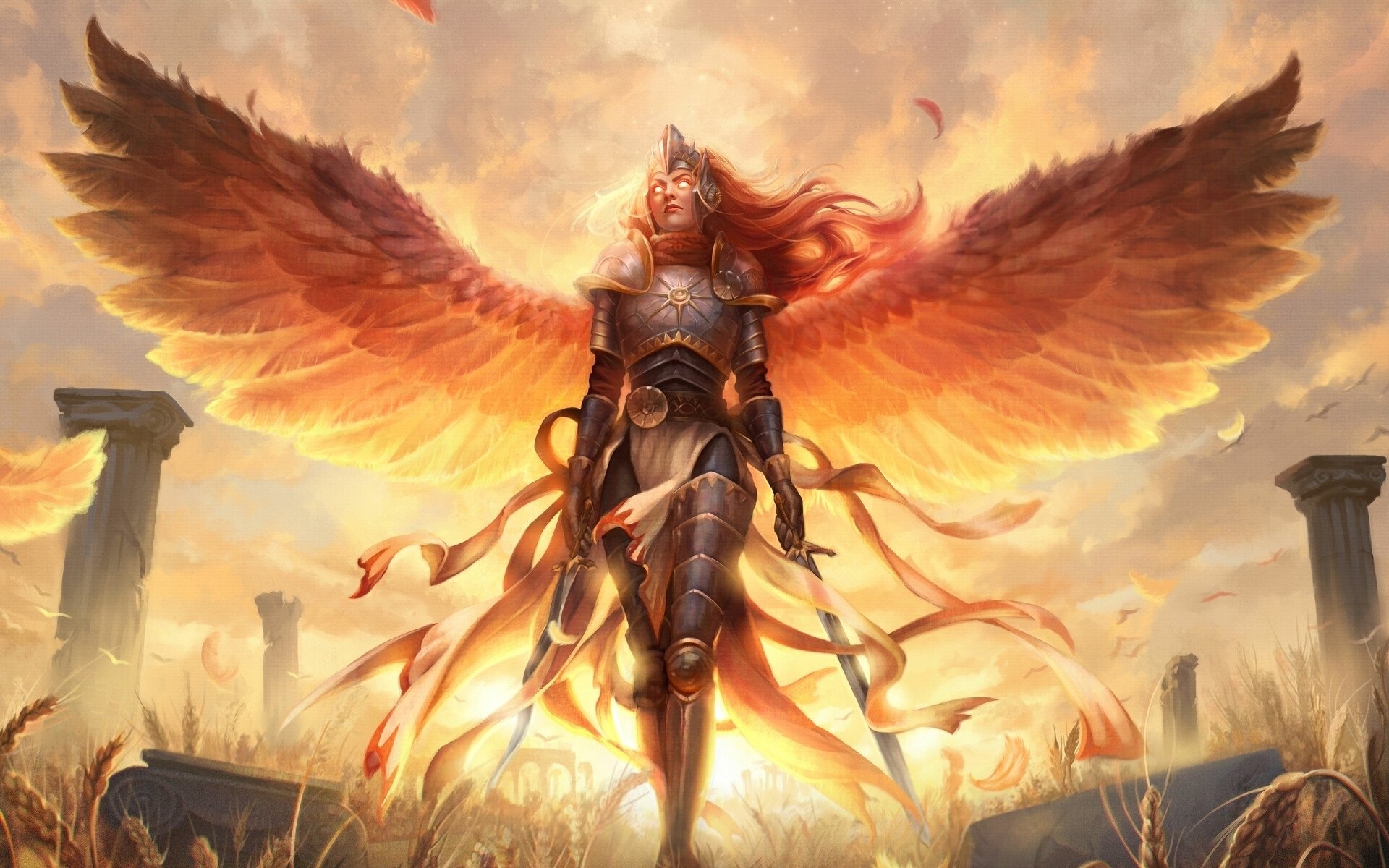 Aurelia Angel Warrior Hd Wallpaper Background Image 19x10 Id Wallpaper Abyss